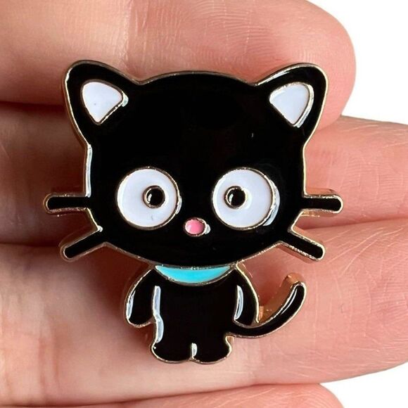 Sanrio Black Cat Enamel Pin - Picture 2 of 6